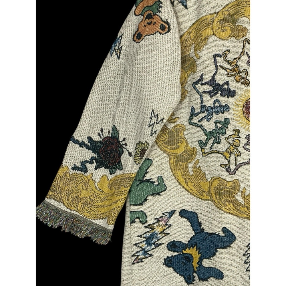 Grateful Dead Fabulous Blanket Yacht Coat Size M/L Deadhead Fringe Baroque RARE - Picture 6 of 16